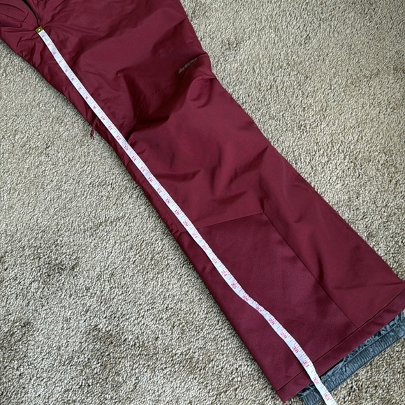 NWT REI Co-Op Powderbound Insulated Snow Ski Pants Burgundy Red - Picture 10 of 10